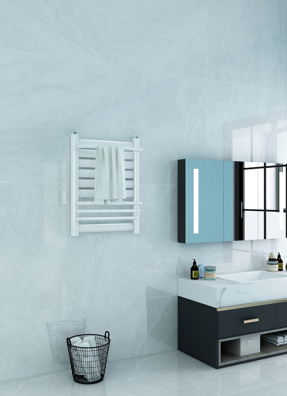 衛(wèi)浴暖氣片配飾柜